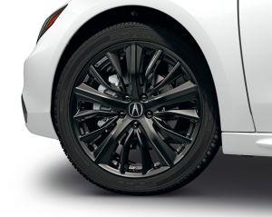 Колпачки в колесные диски черные оригинал для Acura TLX
